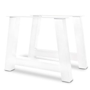 Mat wit gepoedercoat