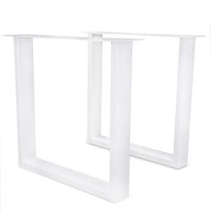 Mat wit gepoedercoat