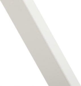 Mat wit gepoedercoat