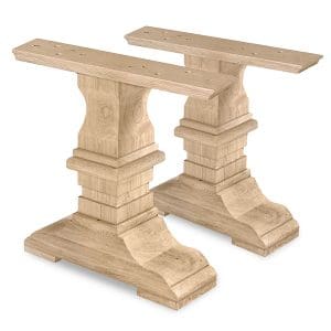 Oud eiken Kasteel poten